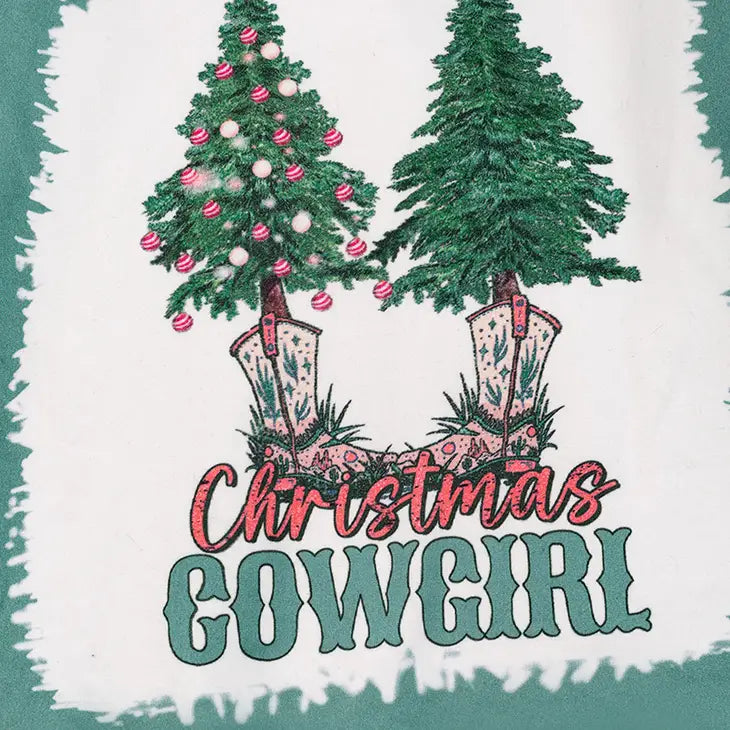 Western Wonderland Baby Romper - Two-Steppin' Christmas Trees in Every Boot! image 2
