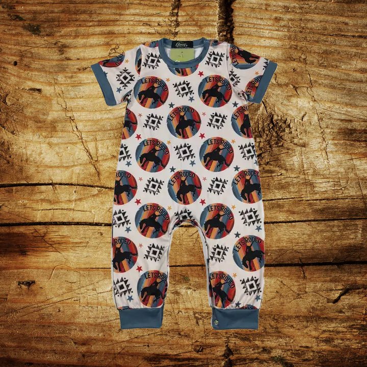 Let’s Rodeo Boy Romper image 1