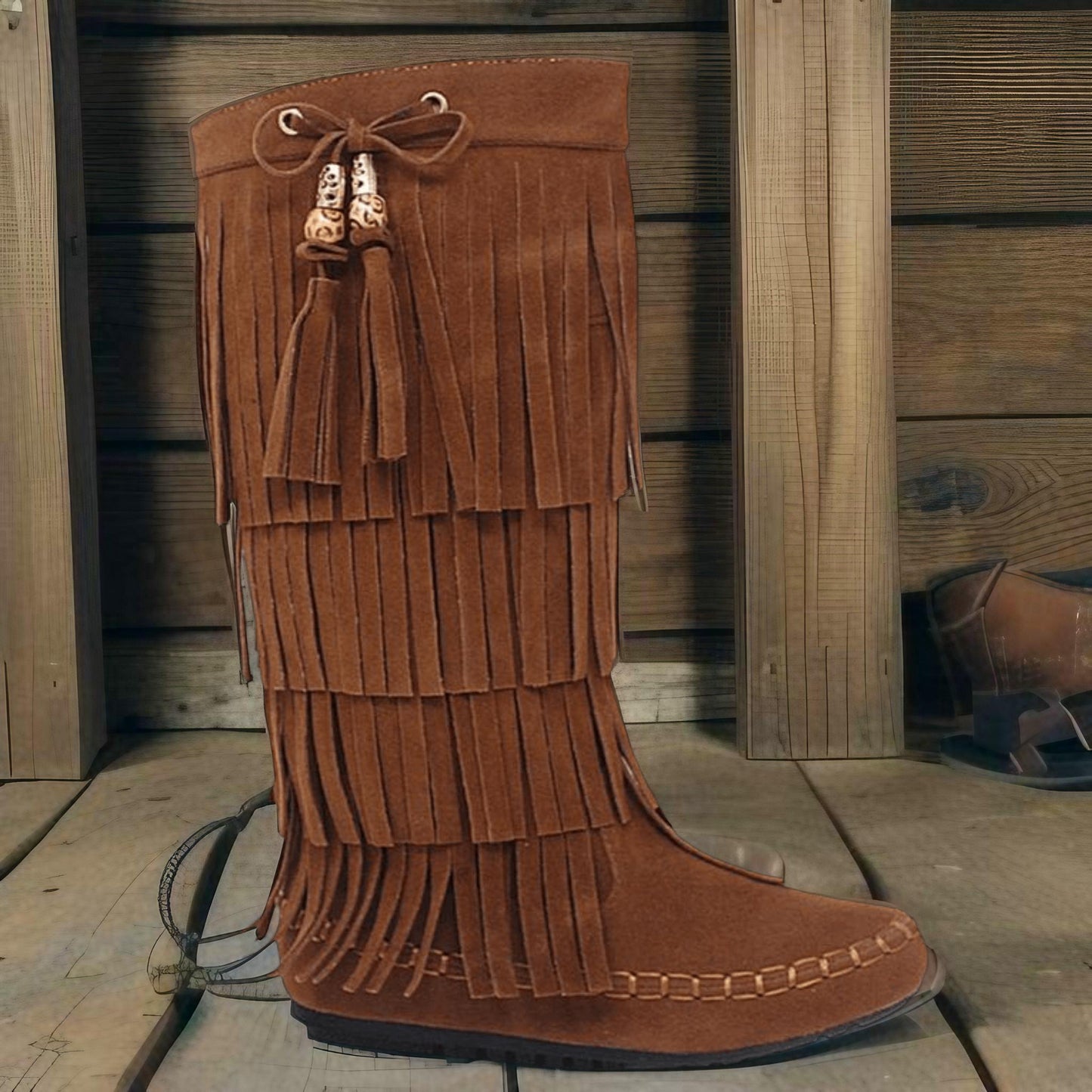 Kick Up the Fun: Fringe Fandango Extravaganza with our Fringy-15Y Boots! image 0