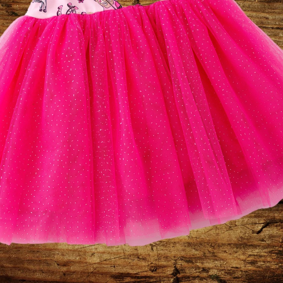 Pink Western Tutu Dress for Girls image 3