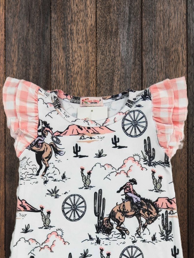 Buckaroo Baby Cowgirl Romper – Soft & Stylish Western Outfit image 2