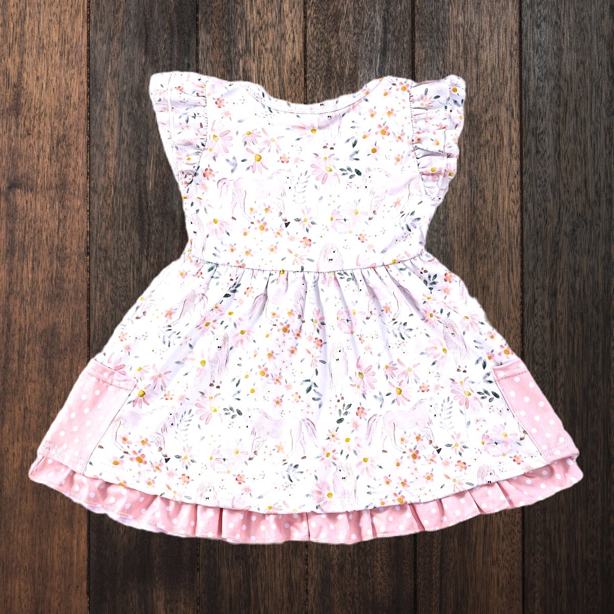 Horse Petal Girls Dress image 2