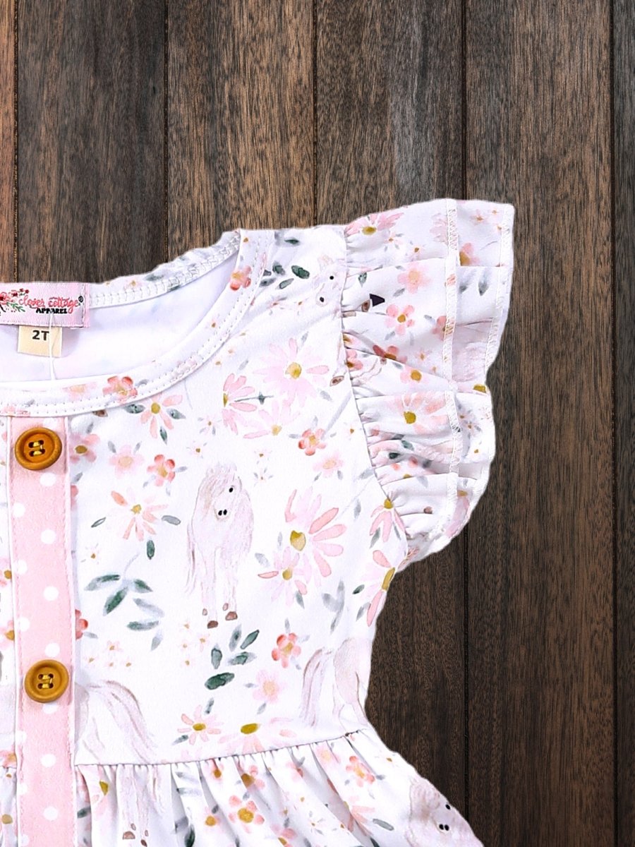 Horse Petal Girls Dress image 4