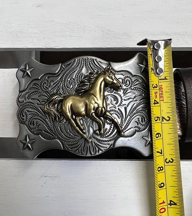 Gold Dust Rodeo: Lil' Wrangler's Versatile Horse Rider Belt image 5
