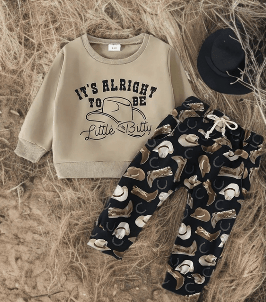 Little Bitty Sweatshirt & Jogging Pants Combo image 0