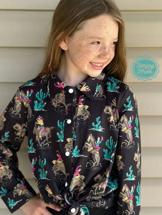 Mommy & Me Collection - Western Grit Long-Sleeved Shirt (Kids) image 0