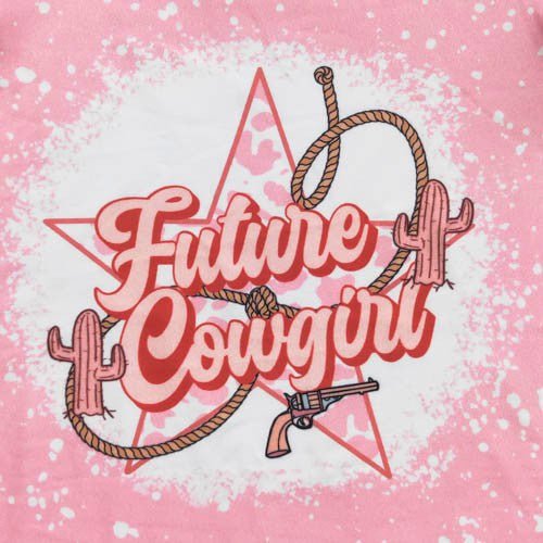 Future Cowgirl Pink Ruffle Outfit – 2-Piece Set image 4