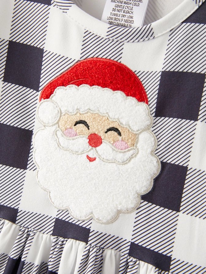 Merry Lil' Cowgirl Christmas Appliqué Dress image 2