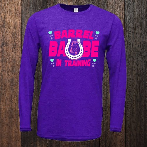 Barrel Babe in Training Long-Sleeved Toddler & Youth T-Shirt image 1