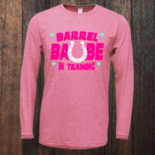 Barrel Babe in Training Long-Sleeved Toddler & Youth T-Shirt image 3