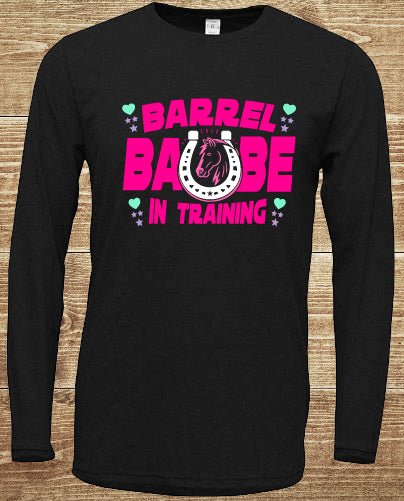 Barrel Babe in Training Long-Sleeved Toddler & Youth T-Shirt image 4