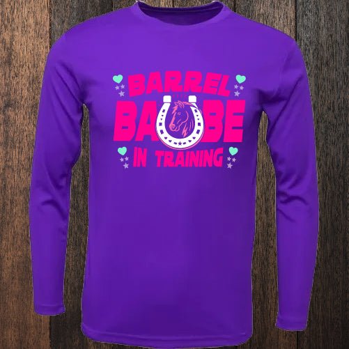 Barrel Babe in Training Long-Sleeved Toddler & Youth T-Shirt image 5