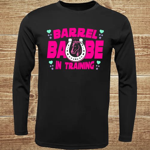 Barrel Babe in Training Long-Sleeved Toddler & Youth T-Shirt image 6