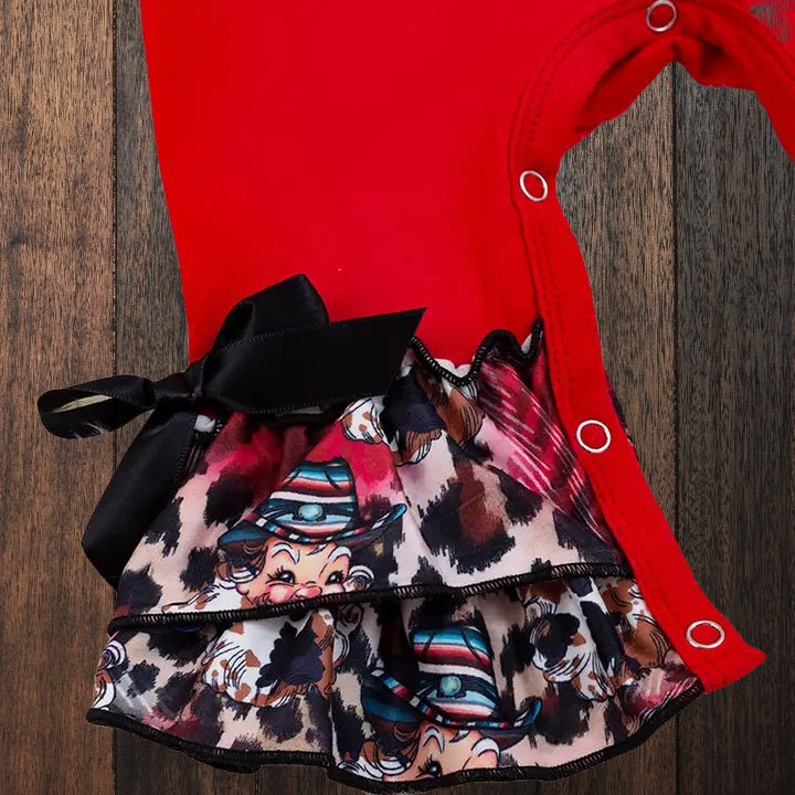 Cowboy Santa’s Festive Fringe Romper image 1