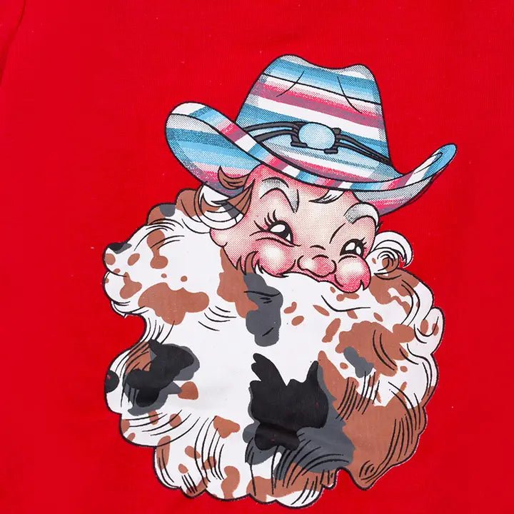 Cowboy Santa’s Festive Fringe Romper image 2