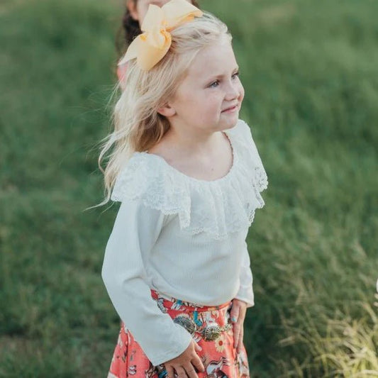 Lacey Trails Long Sleeve Top image 0