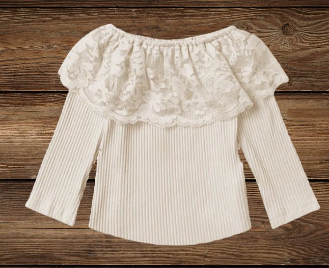 Lacey Trails Long Sleeve Top image 2