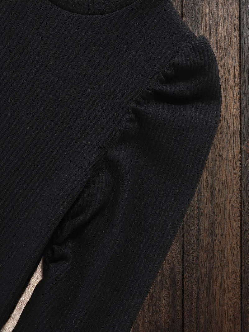 Cowgirl’s Black Cozy Essential Long Sleeve Shirt image 3