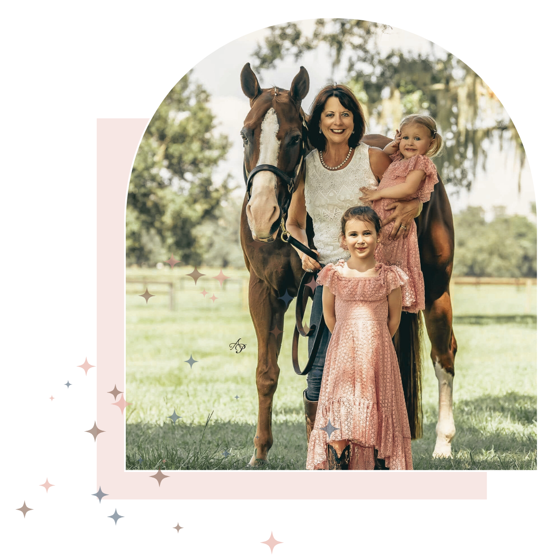 Western Ladies with their horse