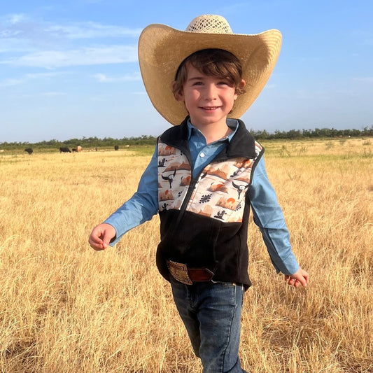 Desert Sky Fleece Zip-Up Vest image 0