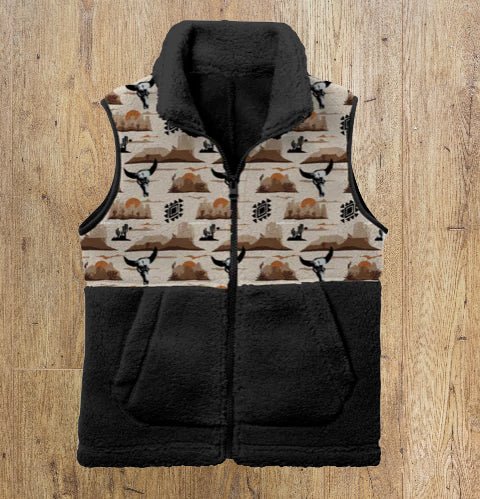 Desert Sky Fleece Zip-Up Vest image 2