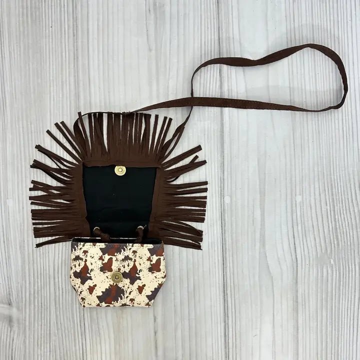 Lil’ Cowgirl Boho Fringe Bag – Mini Western Purse image 3
