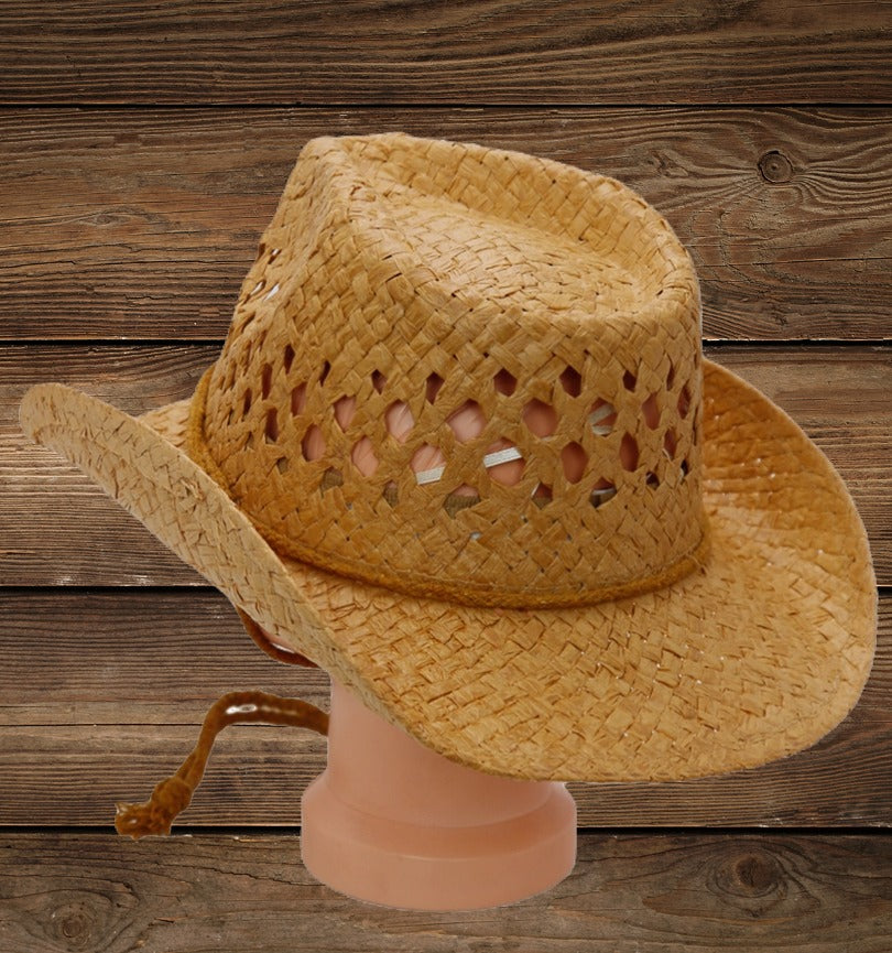 Kids Tycoon Half Taco Paper Straw Cowboy Hat: Western Style for Young Adventurer image 7