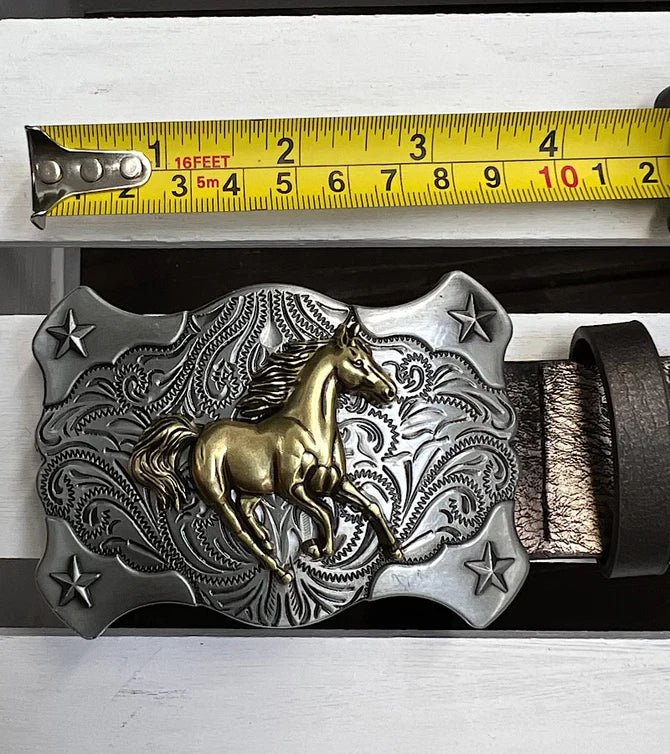 Gold Dust Rodeo: Lil' Wrangler's Versatile Horse Rider Belt image 4