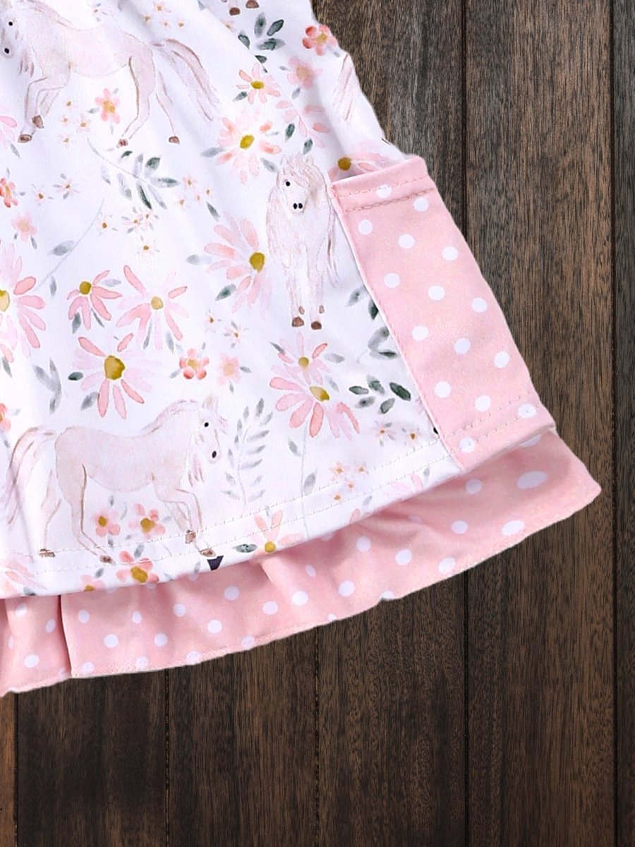 Horse Petal Girls Dress image 3