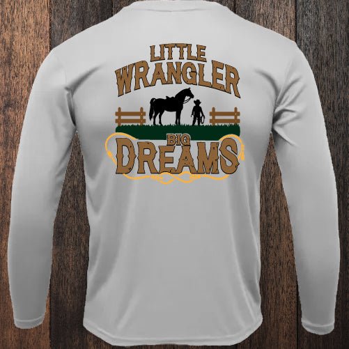 "Little Wrangler, Big Dreams" Long-Sleeved Toddler & Youth T-Shirt image 5