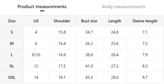 Size chart for mommy western cowgirl graphic tee