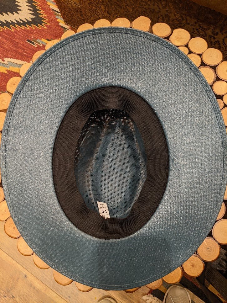Interior view of paint cowboy hat for kids, comfortable and durable cowboy western hats