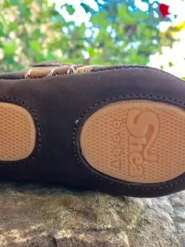 Bottom sole view of Nash toddler cowboy boots