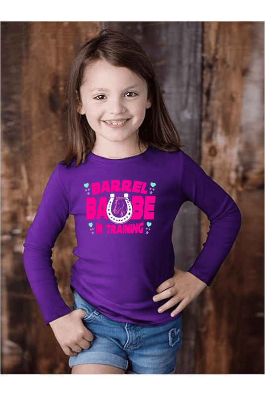 Barrel Babe in Training Long-Sleeved Toddler & Youth T-Shirt image 0