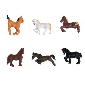 Wild Horses Surprise Bath Fizzies Gift Set label with running horses, western gift for kids from Western Kids Emporium