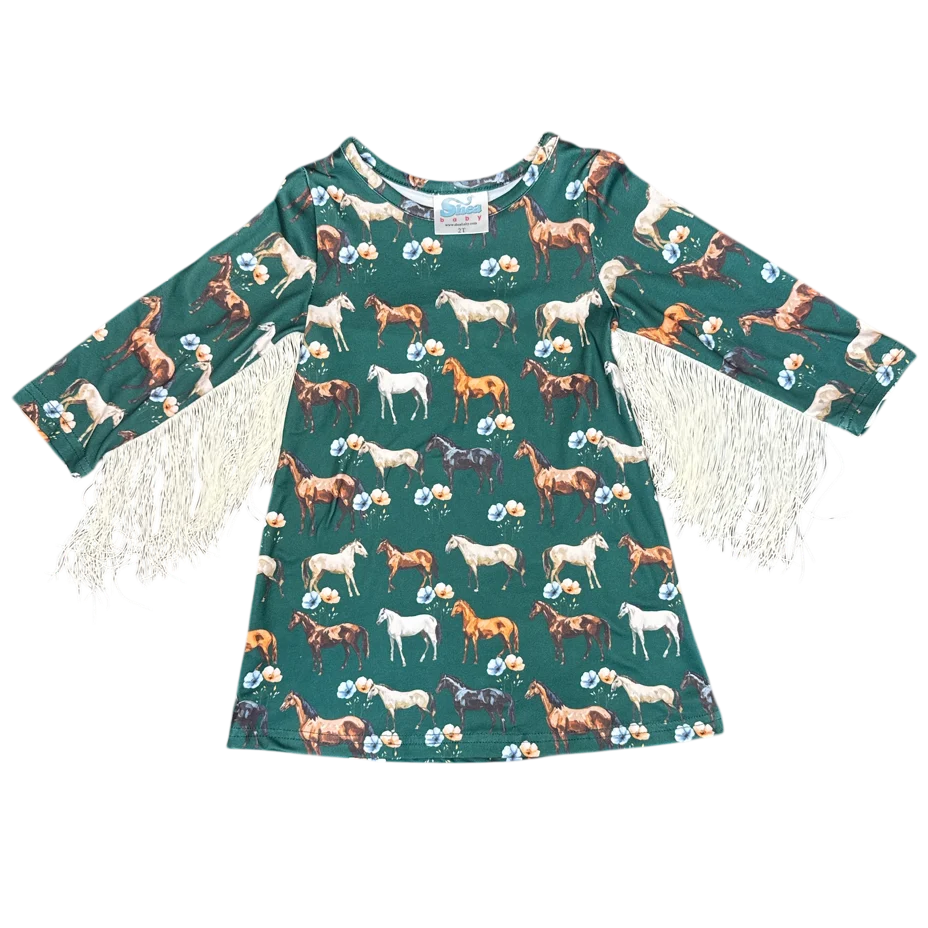 Wildflower & Whinnies Fringe Dress