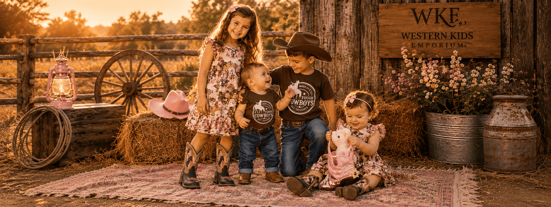 How to Coordinate Western Outfits for Siblings (Without Matching Exactly)