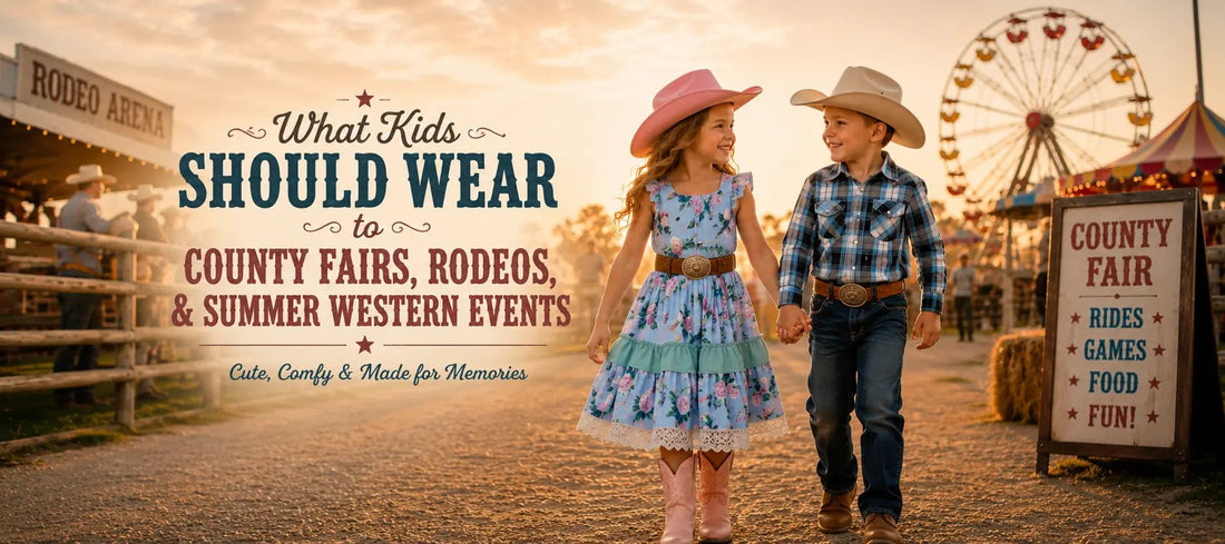 What Kids Should Wear to County Fairs, Rodeos & Summer Western Events