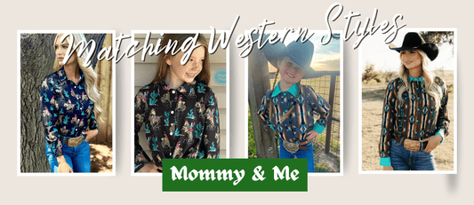 Matching Western Styles for Moms and Their Little Cowgirls