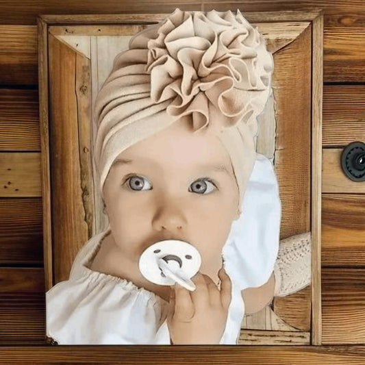 Blossom Buddies: Western Chic Baby Turban Hats for Your Little Wildflower! image 0