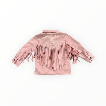 Pink Prairie Cowgirl Fringe Jacket