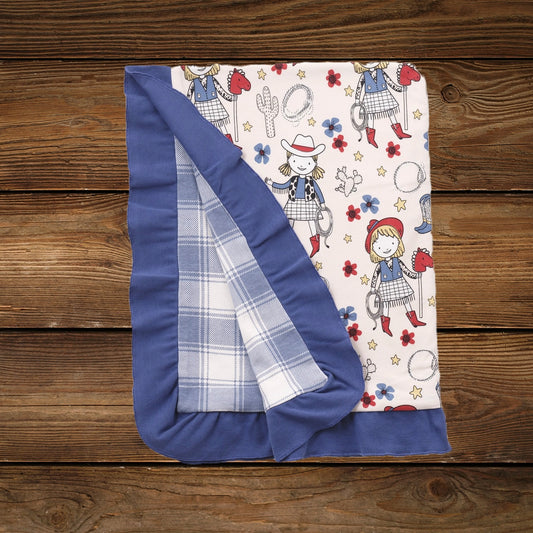 Annie Oakley's Little Cowgirl's Wild West Adventure Blanket image 0