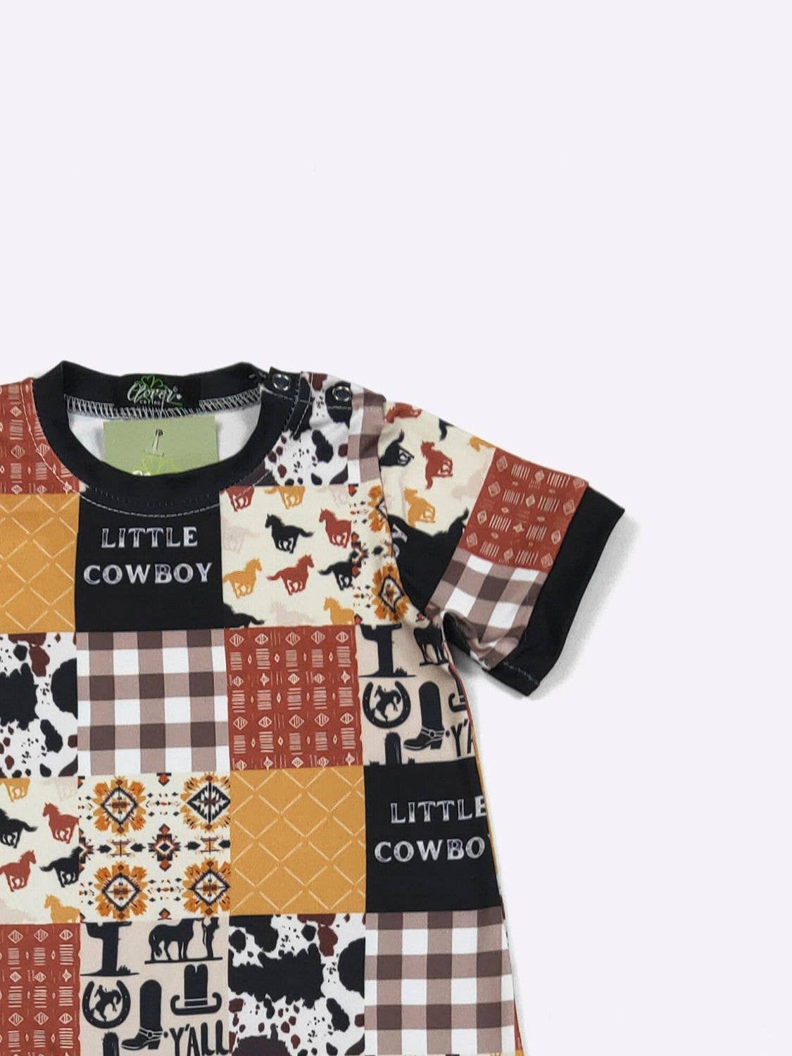 Little Cowboy Boy Romper