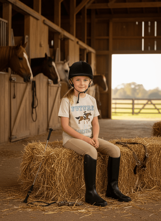 Future Equestrian Shirt - Kids Horse Rider Tee - Toddler Western Clothing