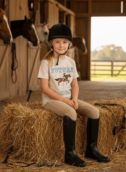 Future Equestrian Shirt - Kids Horse Rider Tee - Toddler Western Clothing
