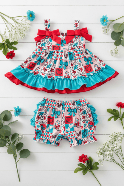 Coquette Western Patchwork Swing Set — Baby & Toddler Girls