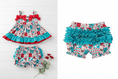 Coquette Western Patchwork Swing Set — Baby & Toddler Girls