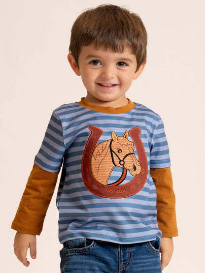 Lucky Horse Embroidered Shirt