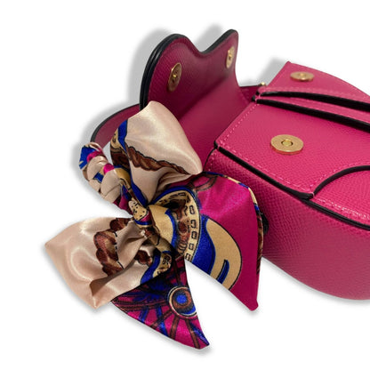 Classic English Saddle Bag with Vintage Scarf - Toddler & Kids Sizes