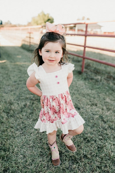Plaid Bucking Horse Dress